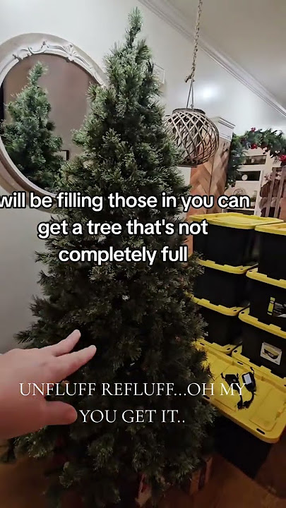 Festive Home Decor Ideas with Artificial Christmas Trees #decorating