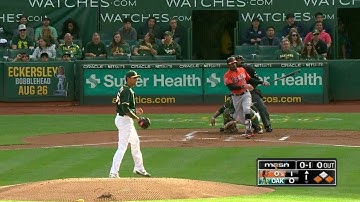 BAL@OAK: Jones rips an RBI double to left field