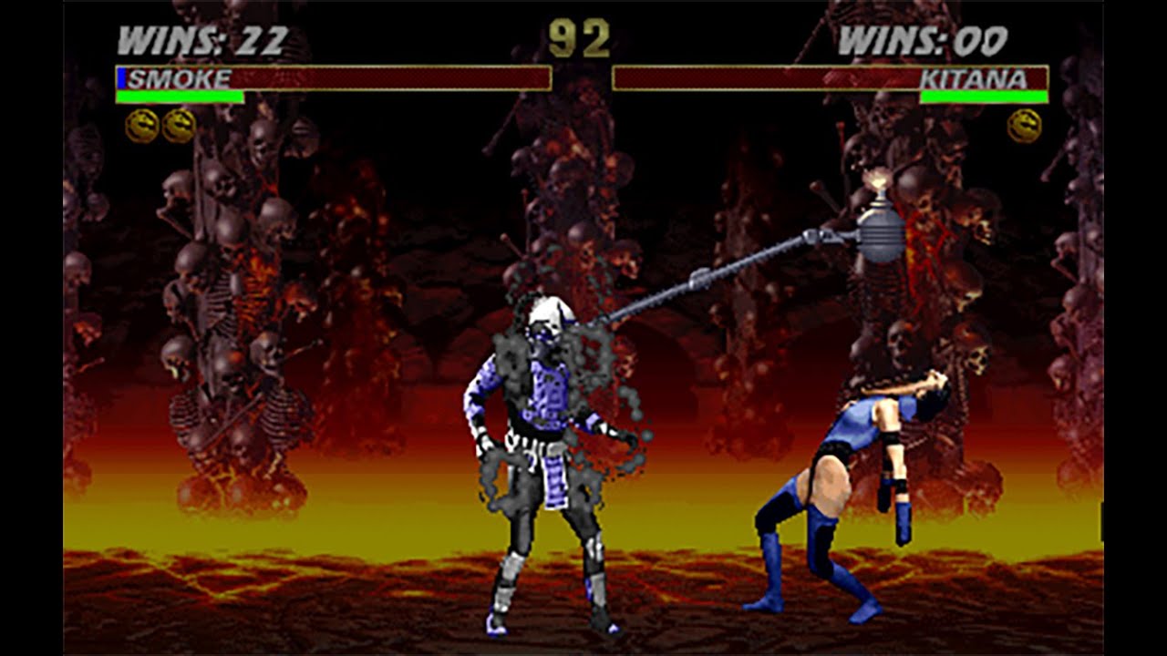 Ultimate Mortal Kombat 3 - Cyborg Smoke - Bomb Fatality 