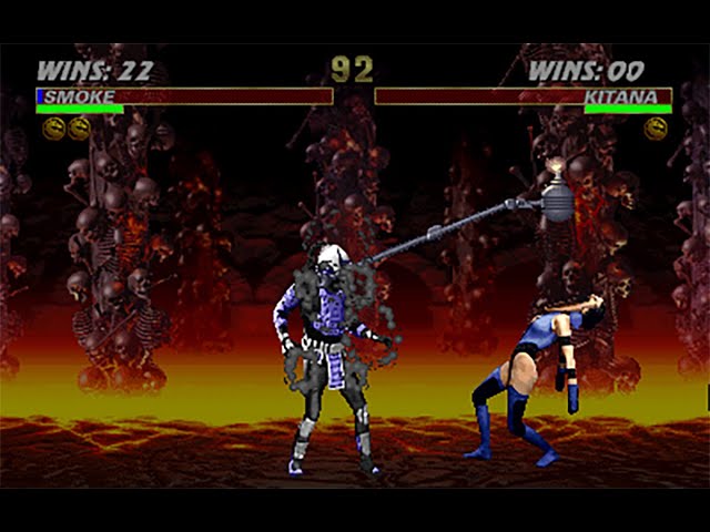 Ultimate Mortal Kombat 3 - Cyborg Smoke - Bomb Fatality 