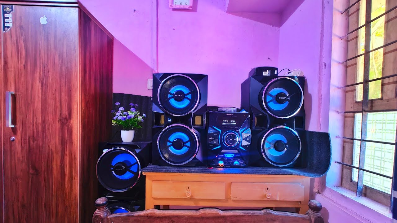 Sony MHC Gzx88d HI-FI System 24200w(p.m.p.o) Sound Test #dolby