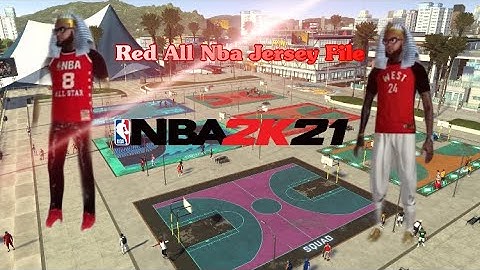 *NEW* NBA 2K21 All RED ALL STAR JERSEY BASKETBALL GODS HAT FILE FREE!! EVENT GLITCH ANY REP!