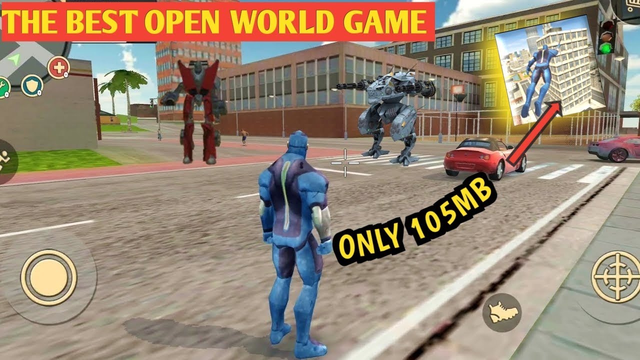 BEST open world Game Rope city Vice TOWN GTA YouTube