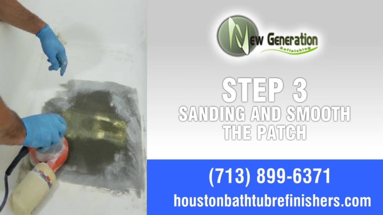 5 STEPS REPAIRING A FIBERGLASS TUB YouTube