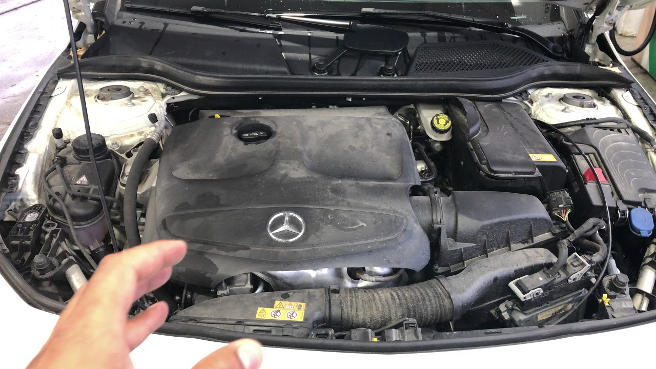 Where to add coolant - Mercedes-Benz CLA 