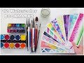 📚 DIY: 12 Easy Watercolor Bookmarks Ideas for Beginners ♡ Maremi's Small Art ♡