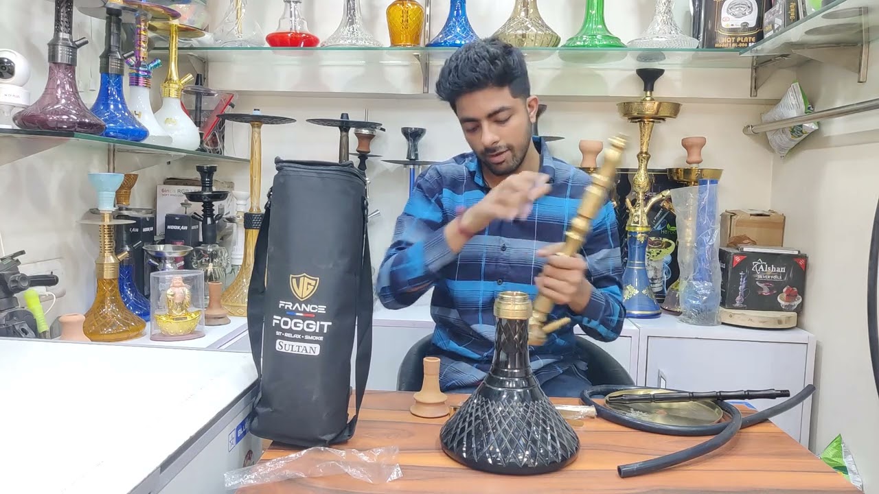 Foggit Sultan Hookah By Krishna Hookah | King Series Hookah | Unboxing | Review | Hookah wholesale
