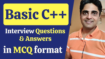 25 Basic C++ Interview Questions Answers in MCQ Format. Top C++ MCQs with Answer. Freshers C++ Quiz