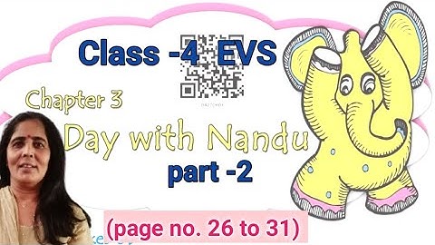 Class 4 EVS Lesson- 3 Part 2 ; A Day with Nandu