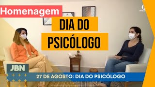 Reportagem Dia do Psicólogo com a Psicóloga Renata Fuzo