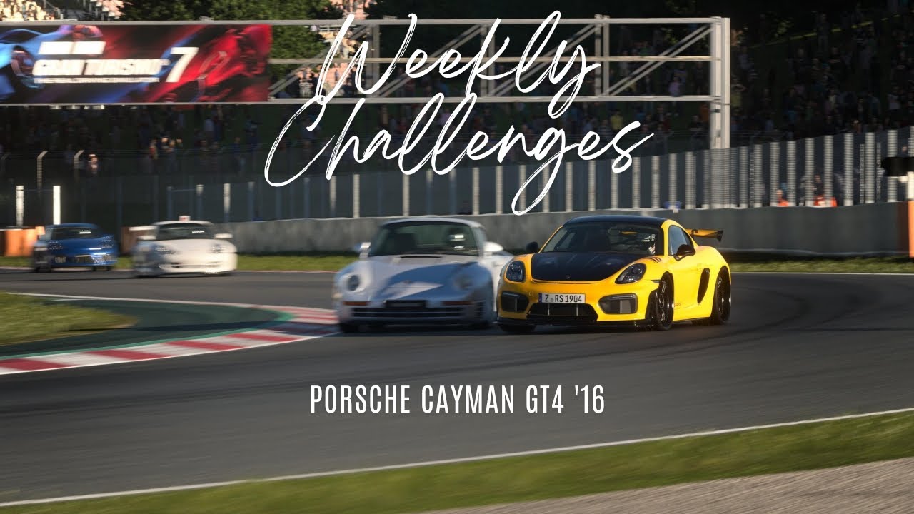 Gran Turismo 7 -🟡Porsche Cayman GT4 '16🟡(Barcelona GP NC) - Porsche Cup - Hood Cam (PS5 HD)