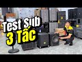 Review Và Test Âm 2 Mẫu Loa Sub Điện 3 Tấc Gắn Loa Kéo