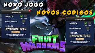 SAIU! TODOS OS NOVOS CODIGOS *TOKEN GRATIS* no FRUIT WARRIORS (fruit  warriors codes) ROBLOX! 