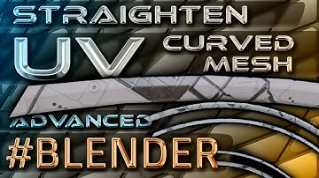 Straighten UV - Curved Object - Avoid Stretching 🔶 Bender 3D Tips & Tutorial