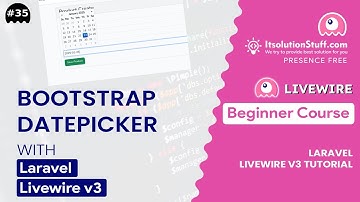 Bootstrap Datepicker with Laravel Livewire 3 | EP 35