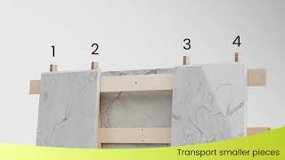 Selecting the amount of uprights