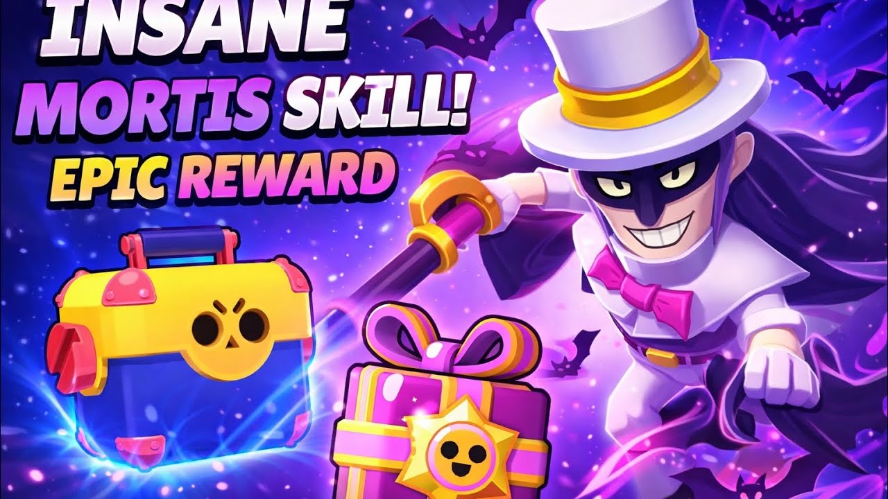 I'm playing brawl stars. Showing my skill for Mortis 