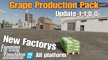 Grape Production Pack  / UPDATE for all platforms on FS22