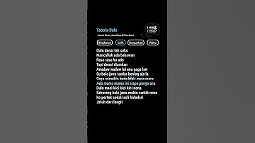 Tabola Bale #trending #liriklagu #laguviral #viral #lagutimur #tabolabale #shorts #fyp  #cover