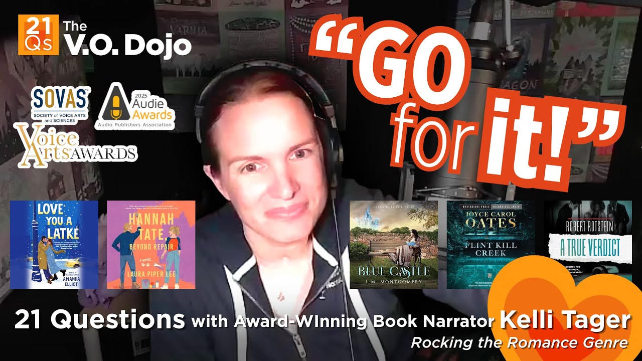 𝗧𝗵𝗲 𝗥𝗼𝗺𝗮𝗻𝗰𝗲 𝗚𝗲𝗻𝗿𝗲 & 𝗪𝗼𝗿𝗸-𝗟𝗶𝗳𝗲 𝗛𝗮𝗿𝗺𝗼𝗻𝘆 | 21 Questions with Award-Winning Narrator 𝗞𝗲𝗹𝗹𝗶 𝗧𝗮𝗴𝗲𝗿