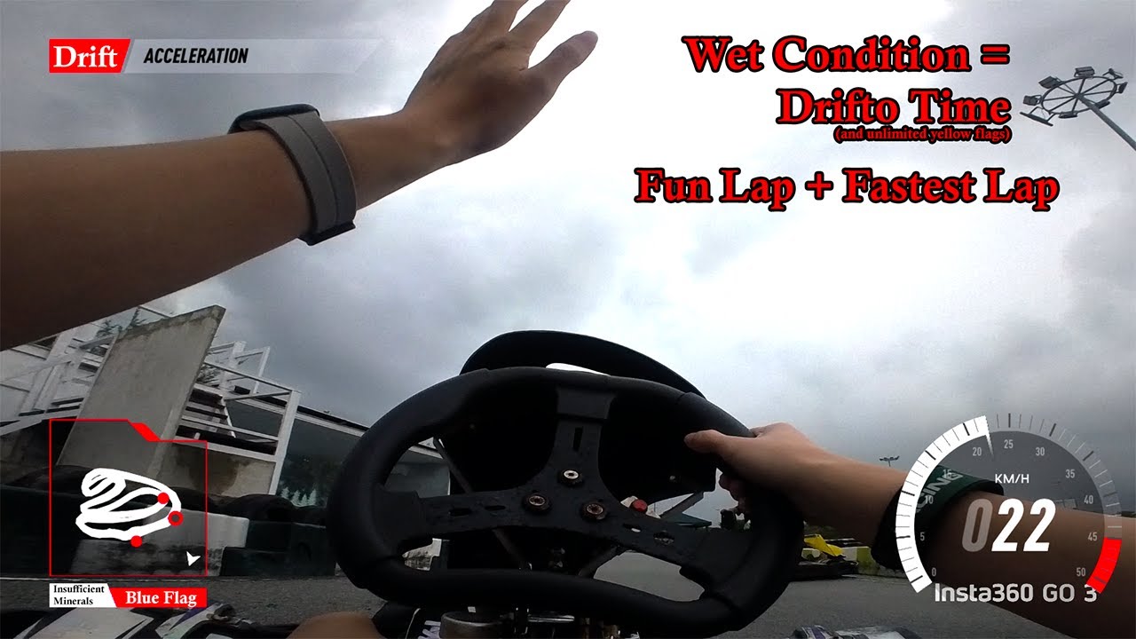 RUD Karting Medini | B-Stage 1 Onboard Wet Track - YouTube