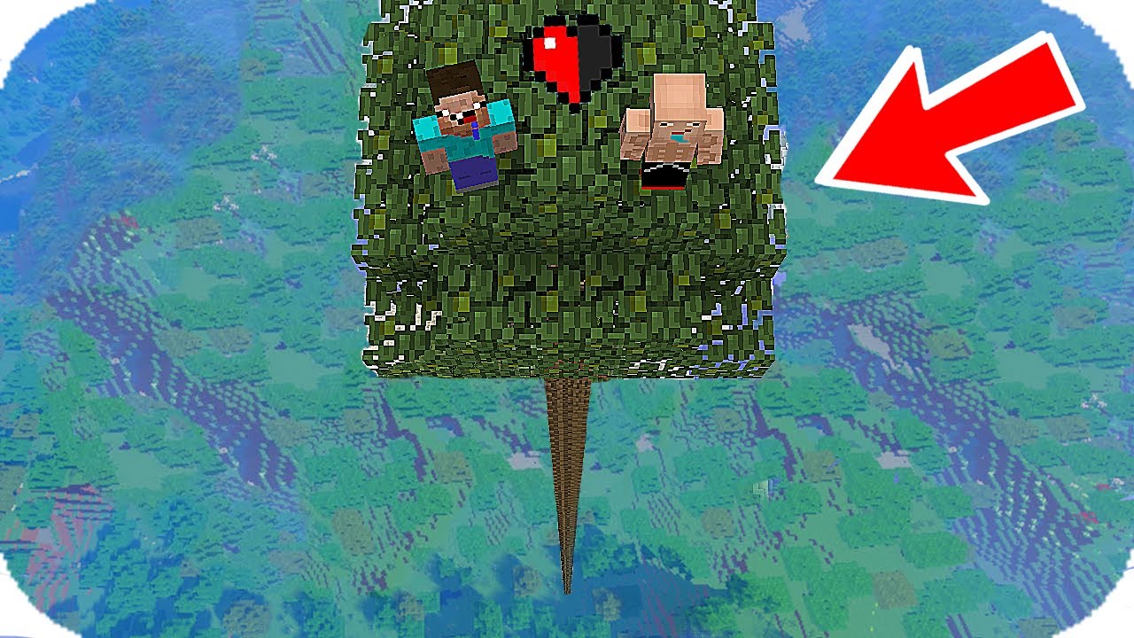 UN ARBOL DE 10,000,000 METROS NOS SALVAREMOS DE LA CAIDA!? MINECRAFT TROLL