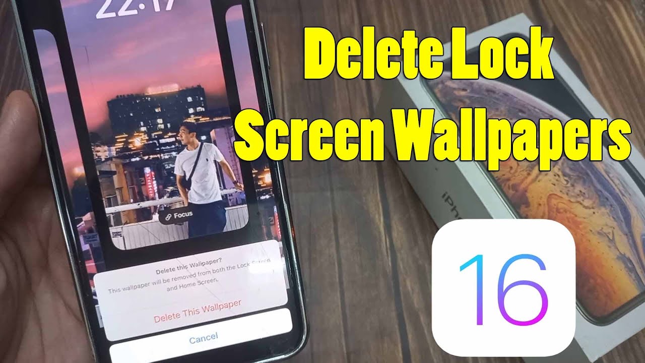 How To Delete Lock Screen Wallpapers O IPhone iOS 16 YouTube How To Delete Lock Screen Wallpapers O IPhone iOS 16 YouTube