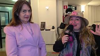 Emanuela Petroni presenta in TV Il Vicesindaco del Comune di Rieti Chiara Mestichelli 