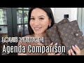 Ref:ok0m8lRrfPo Louis vuitton agenda mm, gm and desk agenda comparison *5 minute friday* | luxmommy