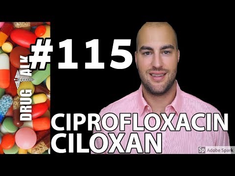 CIPROFLOXACIN (CILOXAN) -PHARMACIST REVIEW - #115