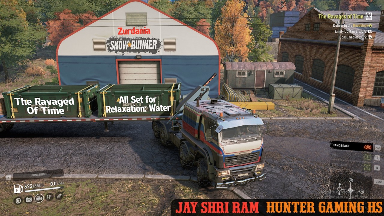 SNOW RUNNER ZURDANIA P1 The Ravaged Of Time & All Set for Relaxation: water LIVE game #snowrunner