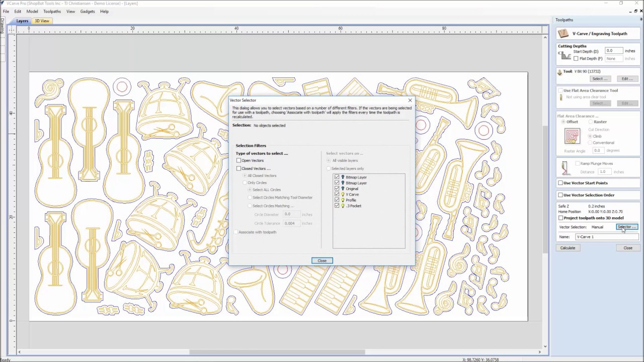 shopdisney Layers and Tool Path Templates