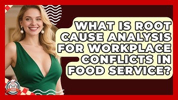 What Is Root Cause Analysis For Workplace Conflicts In Food Service? - Food Service Jobs
