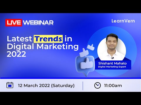 Webinar On Latest Trends in Digital Marketing 2022