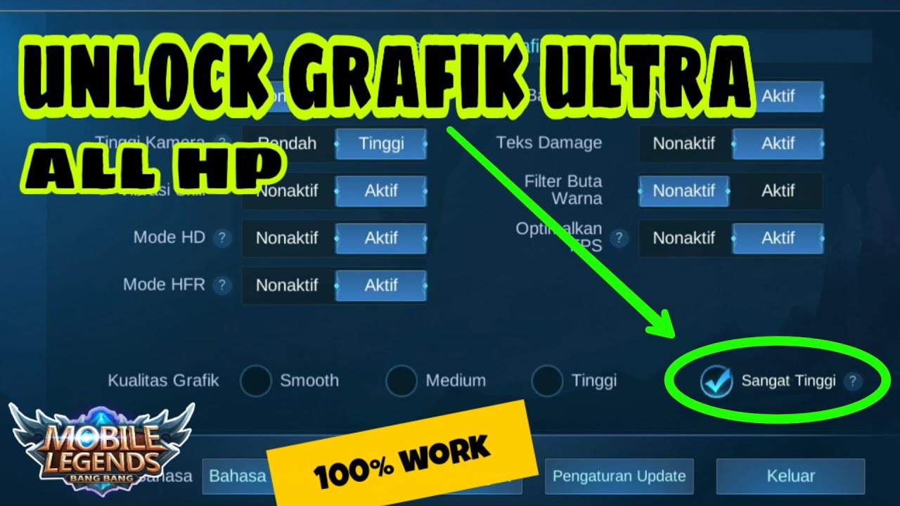 cara unlock grafik ultra mobile legend | Chia sẻ mới nhất - Kênh nhạc