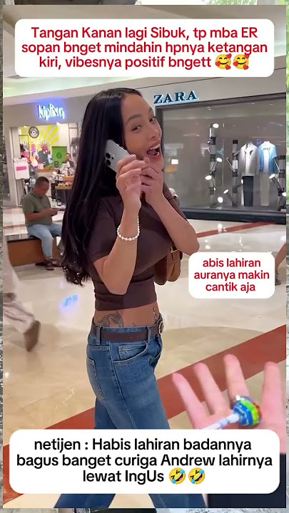 Tangan Kanan lagi Sibuk tp mba ER sopan bnget ☺ #erika #selebriti #shorts #trending #viralvideo