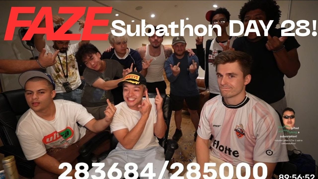 Faze Subathon DAY 28 BEST MOMENTS!