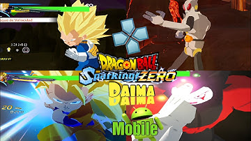 🤩INCRÍVEL!! Dragon ball sparking! ZERO Daima Mobile MOD DBZ TTT autolizado (2025) PARA PSP🔥
