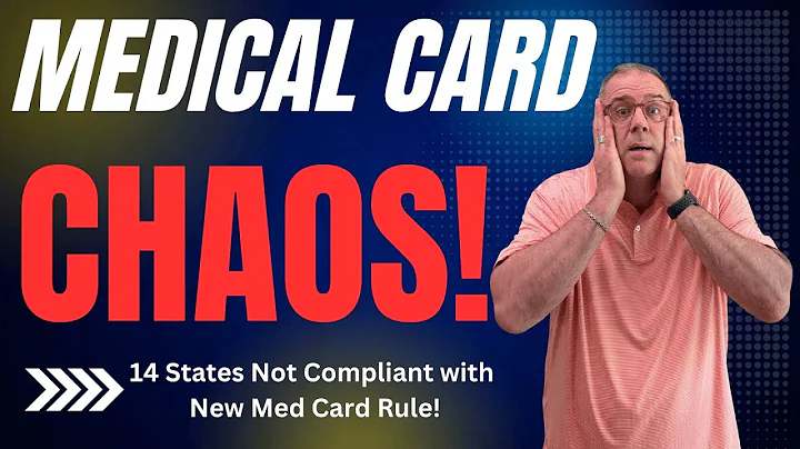 14 States NOT in Compliance with New National Registry II (Electronic Medical Card Submission) rule.