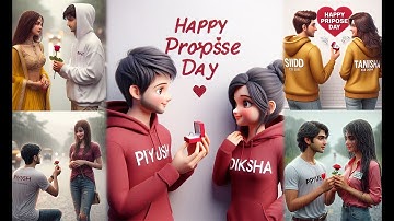 How To Create Happy Propose Day Ai Photo Editing 2024 | Happy Propose Day वायरल फोटो एडिटिंग फ्री