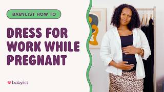 How to Dress for Work While Pregnant | Easy Maternity Office Outfit Ideas