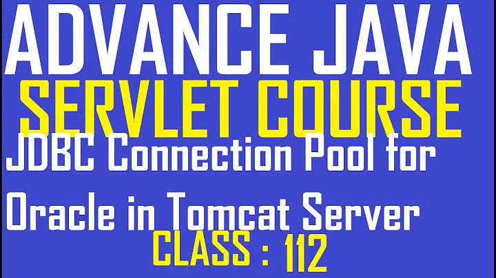 112 Create JDBC Connection Pool for Oracle in Tomcat Server| Advance Java Servlet Tutorial