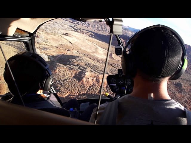 Helicopter Ride Circumnavigating Zion National Park w/audio — Rick Berger (video thumbnail)