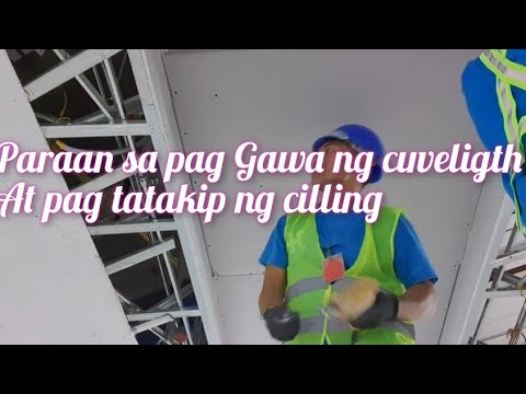 part 1 mga paraan sa pag gawa  ng cuve ligth at pag kabit  ng cilling at nagtatakip