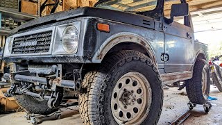 Match Highlights Suzuki Samurai pickup sound deadening and carpet install for a hundred bucks!