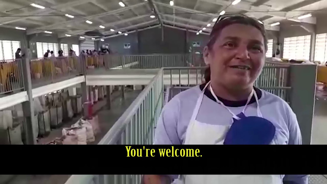 Technical visit to Ceilandia's waste sorting center, Brasilia, Brazil