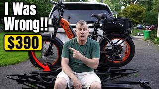I thought it would be a pile of junk. Instead it’s my 2026 pick- Outfitr 3-bike hitch rack for ebike