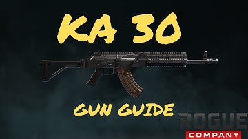 KA30 Gun Guide | Rogue Company