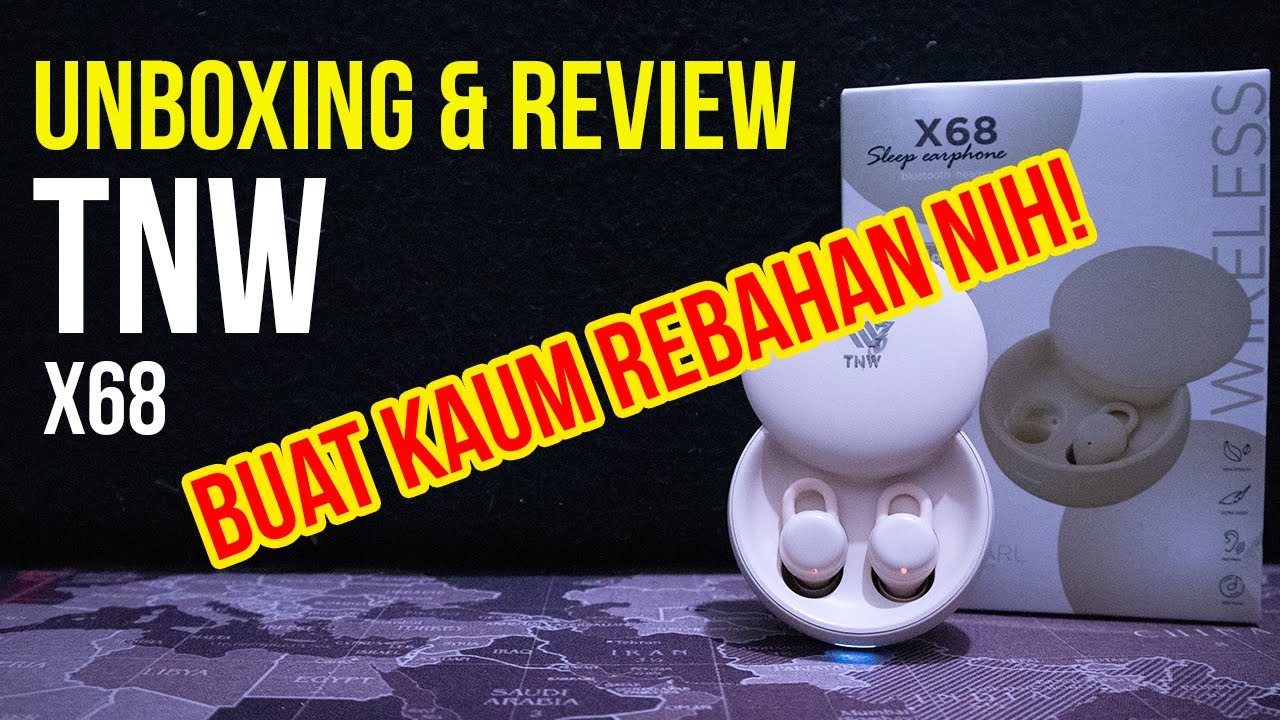 TNW X68 Sleep Earphone yang enak buat bobok