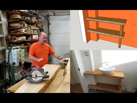 Fabrication d'une vanité de salle de bain spéciale. Parlons bois/Let's Talk About Wood Ep.474